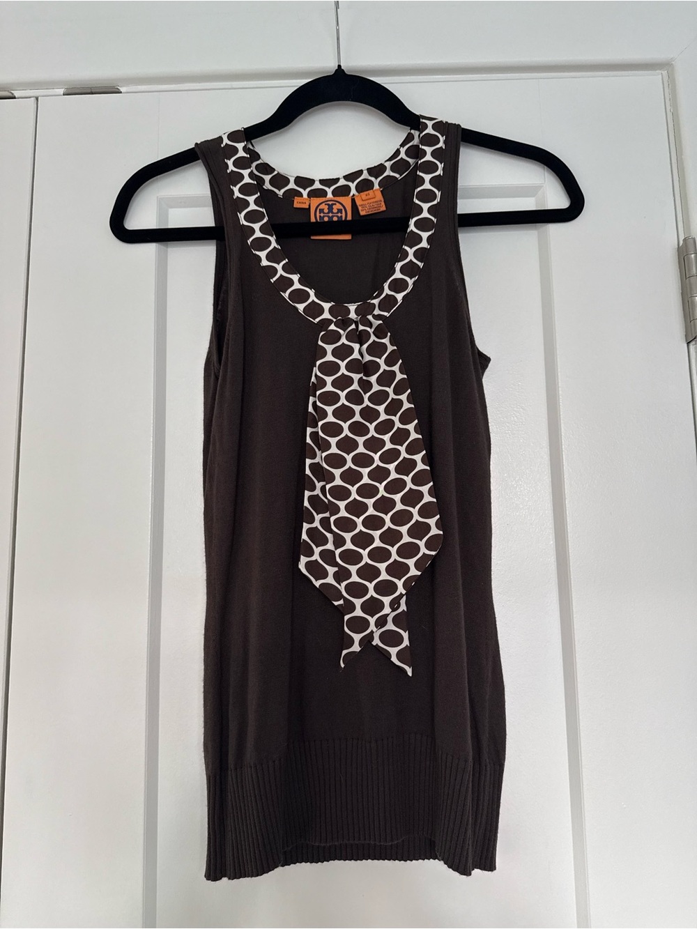 Tory Burch Brown Knit cashmere and silk